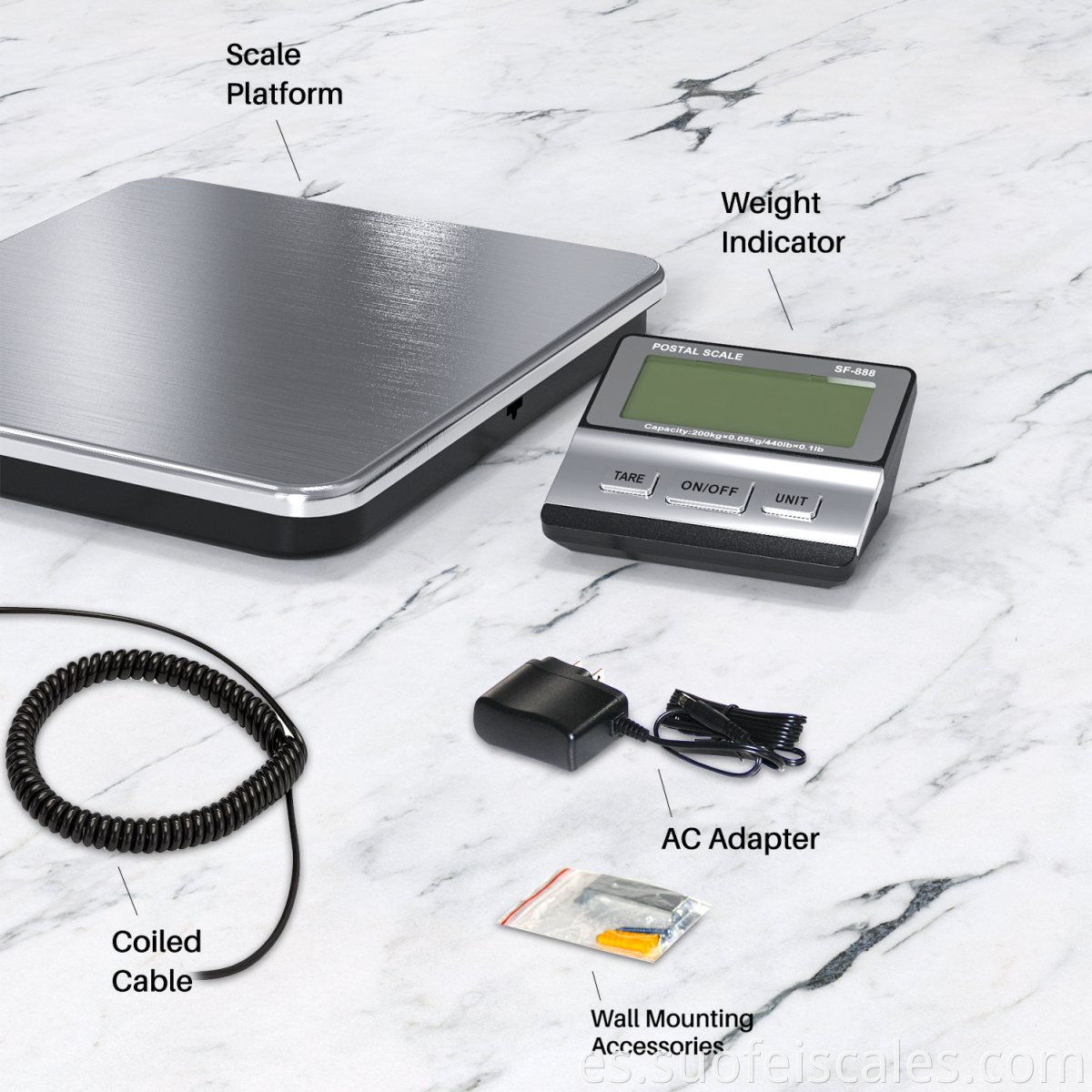 SF-888 Escamas de envío electrónicos digitales Parcela Peso de alimentos Hogar Hogar Balance de alimentos Peso